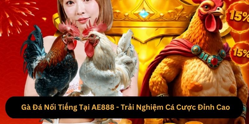 Gà Đá Nổi Tiếng Tại AE888 - Trải Nghiệm Cá Cược Đỉnh Cao